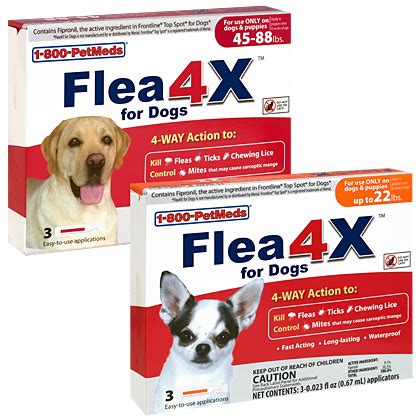 1-800-PetMeds Flea 4X Plus for Dogs logo
