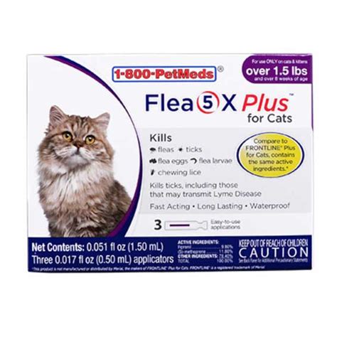 1-800-PetMeds Flea 5X Plus for Cats logo