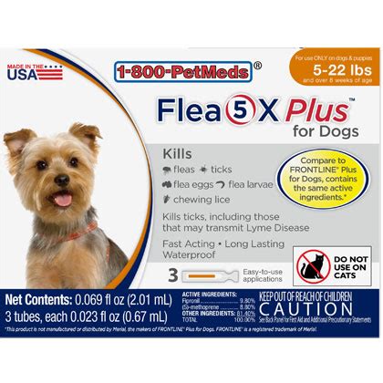 1-800-PetMeds Flea 5X Plus for Dogs logo