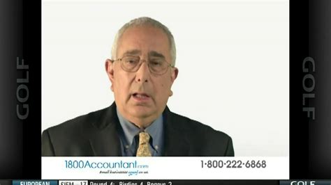 1800Accountant TV Spot, 'Smiling' Featuring Ben Stein