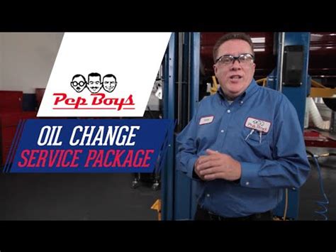 2012 PepBoys Pep Boys Oil Change Package commercials