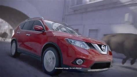 2015 Nissan Rogue TV commercial - Bull Chase