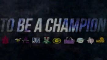 2016 Toyota SWAC Championship TV Spot, 'To Be a Champion' created for Southwestern Athletic Conference