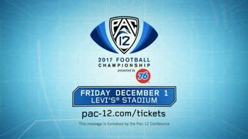 2017 Pac-12 Football Championship TV commercial - Levis Stadium: Buy Tickets