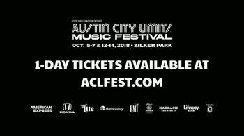 2018 ACL Fest TV Spot, 'McCartney, Metallica and Childish Gambino' created for Austin City Limits Music Festival
