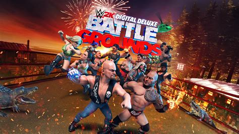 2K Games WWE 2K Battlegrounds Deluxe Edition logo