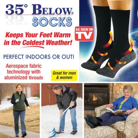 35 Degrees Below Socks TV Spot, 'Keep Feet Warm and Dry'