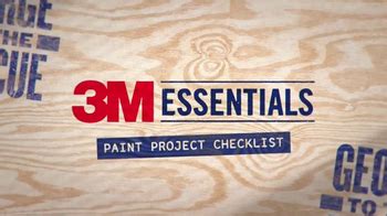 3M TV Spot, 'George to the Rescue: Paint Project'