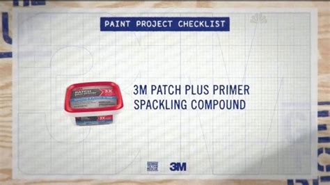 3M TV Spot, 'Paint Project Checklist'