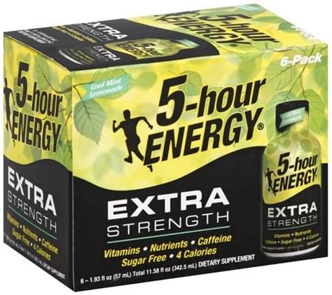 5-Hour Energy Extra Strength Cool Mint Lemonade logo