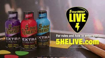 5-Hour Energy Live Sweepstakes TV Spot, 'Win Tickets'