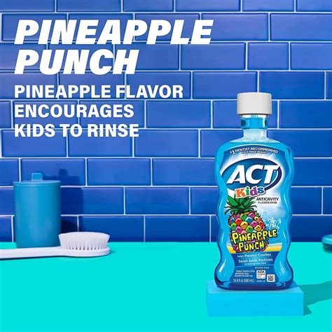 ACT Fluoride Anticavity Kids Flouride Pineapple Punch logo