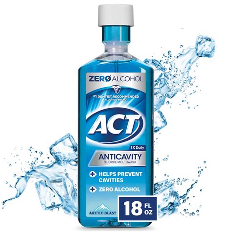 ACT Fluoride Anticavity Rinse Arctic Blast logo