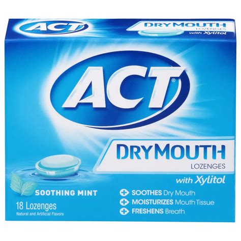 ACT Fluoride Dry Mouth Lozenges