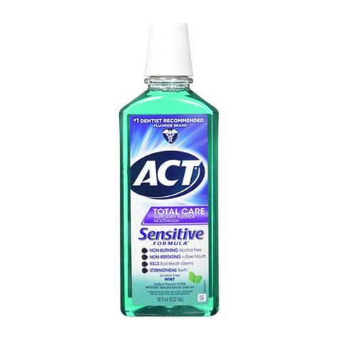 ACT Fluoride Total Care Sensitive Formula logo