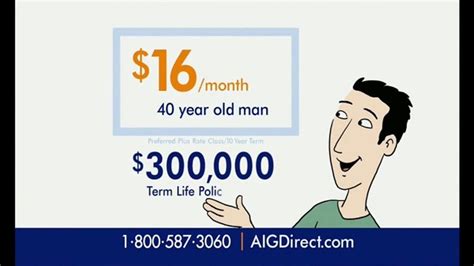 AIG Direct Life Insurance TV commercial - The Future: $16
