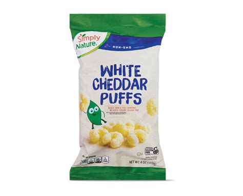 ALDI SimplyNature White Cheddar Puffs commercials