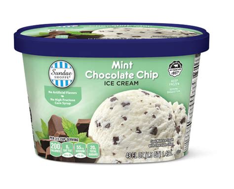 ALDI Sundae Shoppe Protein Ice Cream Mint Chip logo
