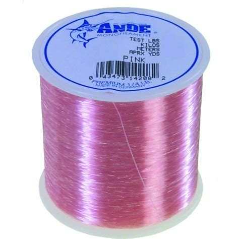 ANDE Monofilament Pink Fluorocarbon Line logo
