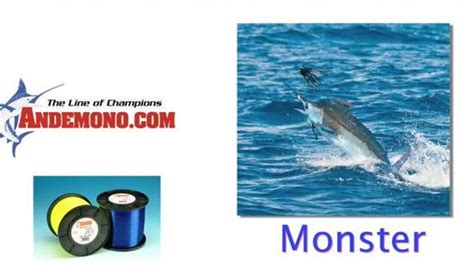 ANDE Monster TV Spot, 'Strong Line for Aggressive Fish' created for ANDE Monofilament