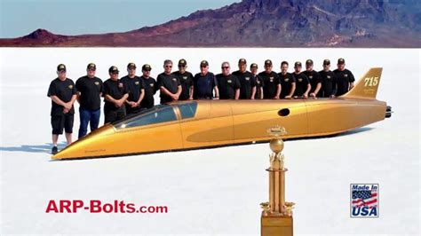ARP Bolts TV Spot, 'Land Speed Record Holder' Featuring George Poteet created for ARP Bolts