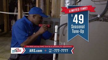 ARS Rescue Rooter TV commercial - $49 Seasonal Tune-Up
