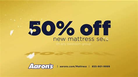 Aarons TV Commercial 50% Off New Mattress Set