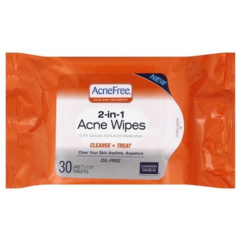 AcneFree Energizing 2-in-1 Acne Wipes