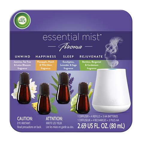 Air Wick Essential Mist Aromatherapy Rejuvenate Refill commercials