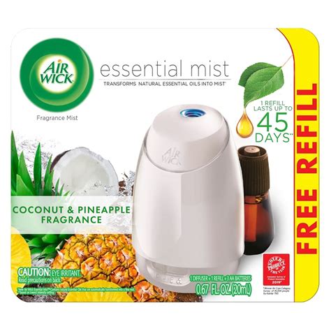 Air Wick Essential Mist Coconut and Pineapple Diffuser Fragrance Refill logo