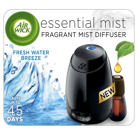Air Wick Essential Mist Fresh Water Breeze Air Freshener Refill logo