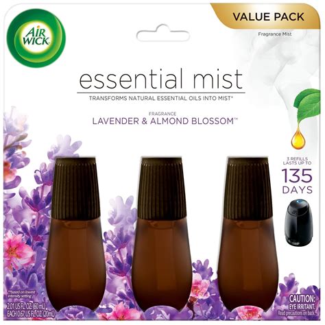 Air Wick Essential Mist Lavender & Almond Blossom Air Freshener Refill logo