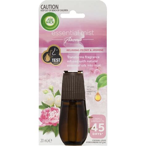 Air Wick Essential Mist Peony and Jasmine Diffuser Fragrance Refill logo