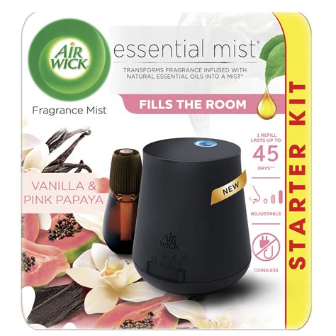 Air Wick Essential Mist Vanilla and Pink Papaya Fragrance Refill