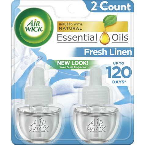 Air Wick Essential Oils Fresh Linen Plug In logo