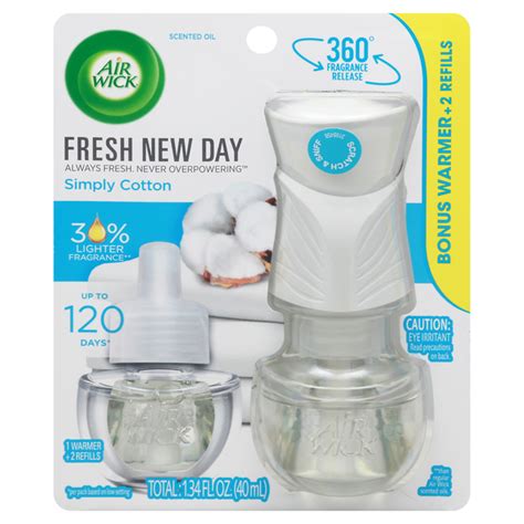Air Wick Fresh New Day Simply Cotton logo