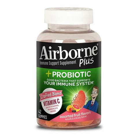 Airborne Plus Probiotic Vitamin C Gummies logo