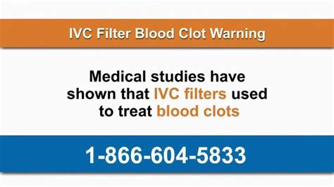 AkinMears TV commercial - IVC Filter Blood Clot Warning