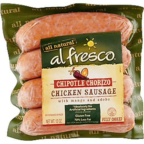 Al Fresco All Natural Chipotle Chorizo Chicken Sausage