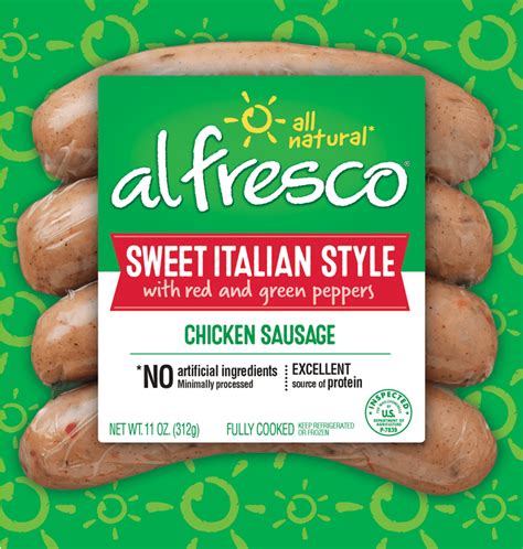 Al Fresco All Natural Sweet Italian Style Chicken Sausage logo