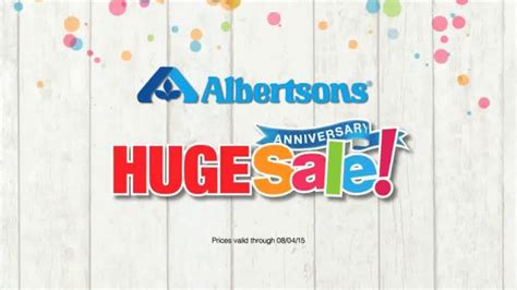 Albertsons Anniversary Sale TV commercial - Happy Anniversary to Me