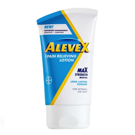Aleve AleveX Pain Relieving Lotion logo