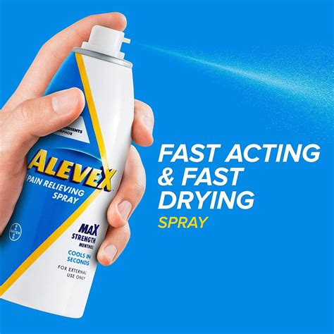 Aleve AleveX Pain Relieving Spray commercials