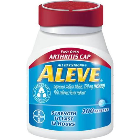 Aleve Easy Open Arthritis Cap and Soft Grip Arthritis Cap logo