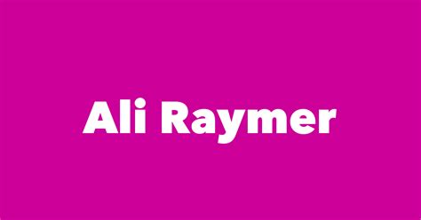 Ali Raymer commercials