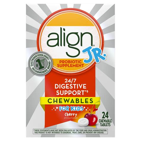 Align Probiotics Align Jr. Probiotic Chewables for Kids commercials