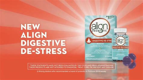 Align Probiotics Digestive De-Stress TV Spot, 'Probiotic With Ashwagandha'