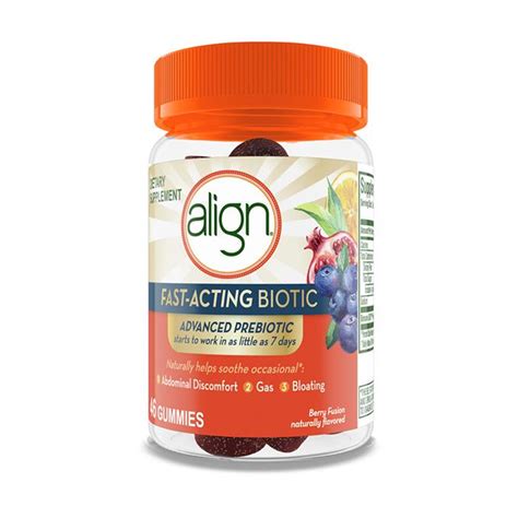 Align Probiotics Fast-Acting Biotic Gummies