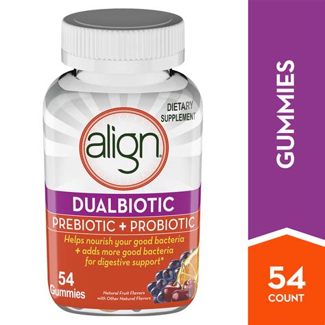 Align Probiotics Prebiotic + Probiotic Gummies Supplement