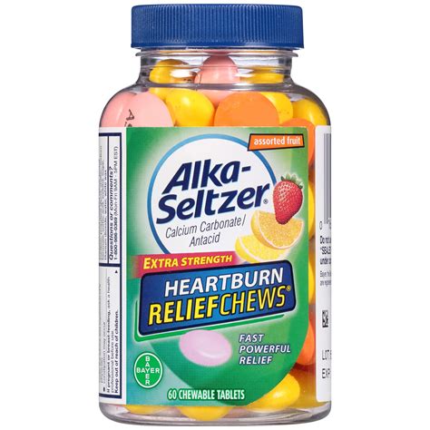 Alka-Seltzer Heartburn Relief Chews Assorted Fruit logo